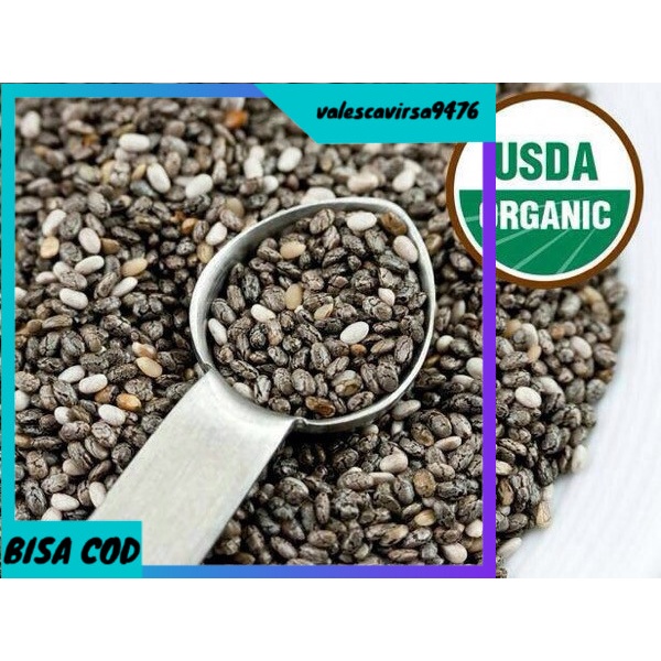 

⭐BISA COD⭐ Chia Seed Organic 500grm