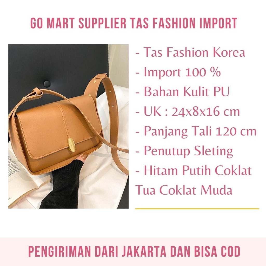 Tas Selempang Wanita Fashion Korea Import Terbaru Kekinian - Tas Pesta Import - Shoulder Bag Tas Bahu Wanita Import [SL76]