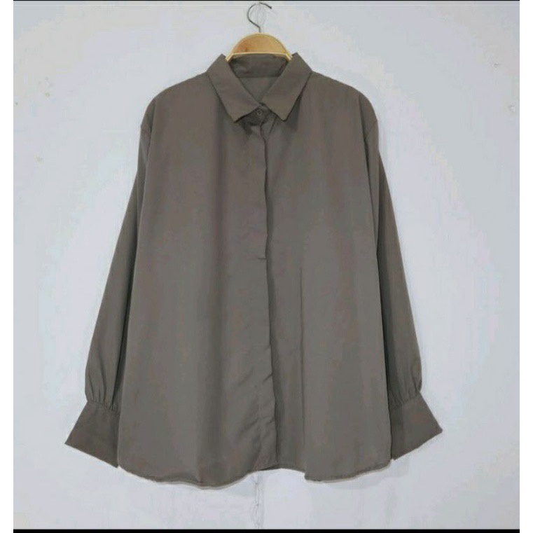 GFS MD GIOVANI WOOLPEACH OVERSIZE SHIRT