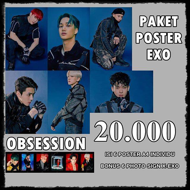 PAKET POSTER EXO OBSESSION