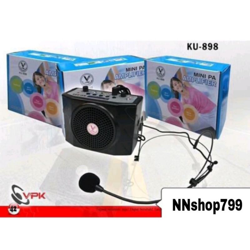Teaching Mic Vpk KU-898 Speaker Pinggang Waistband Vpk KU-898 Original
