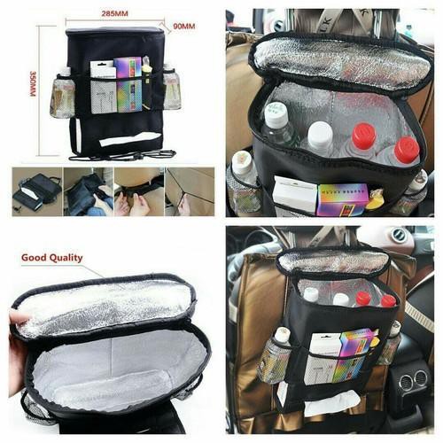 Car Back Seat Organizer Dengan Cooler Bag Gantungan Belakang Kursi Mobil carcp