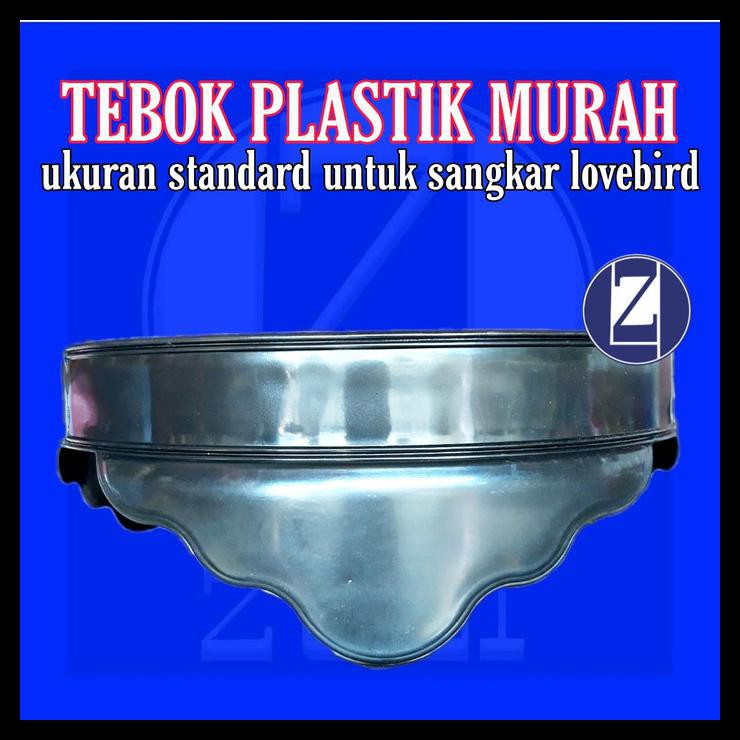 Indh Tebok Plastik Murah/Tebok Sangkar Lovebird/Tebok Sangkar Besi Termurah Kode 774