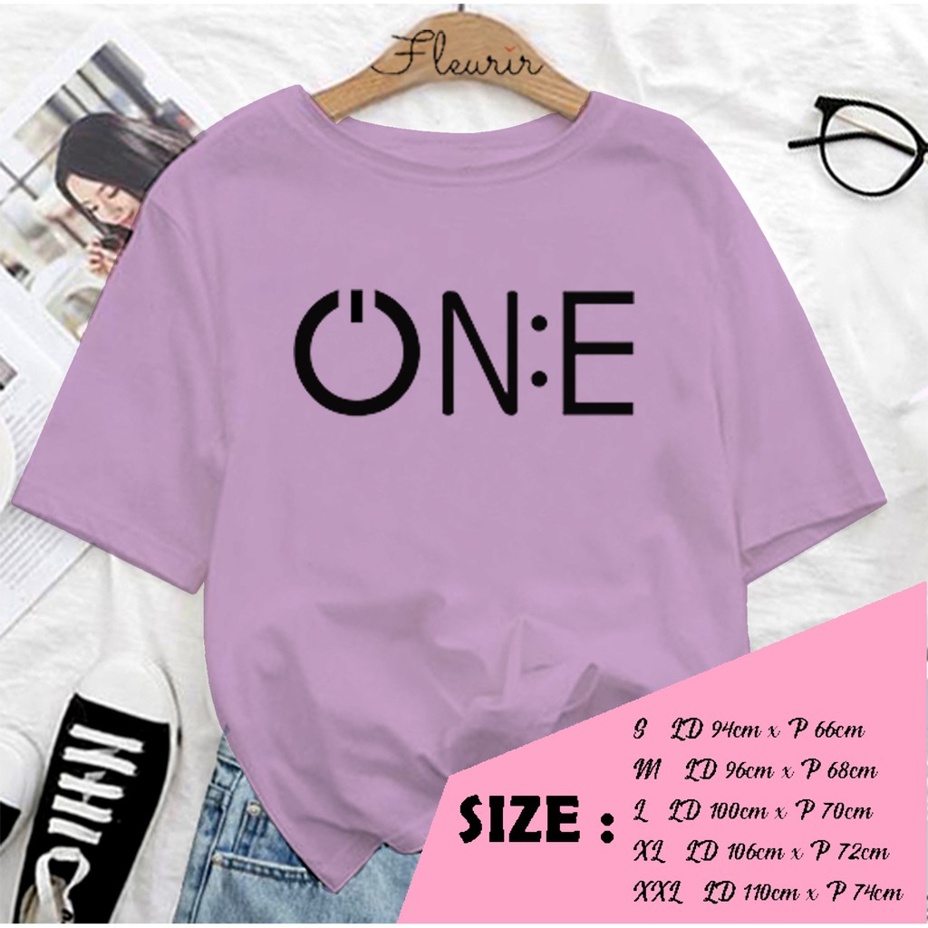 FLEURIR - KAOS ONE BIG PL KAOS OVERSIZE KAOS WANITA TUMBLR TEE UNISEX