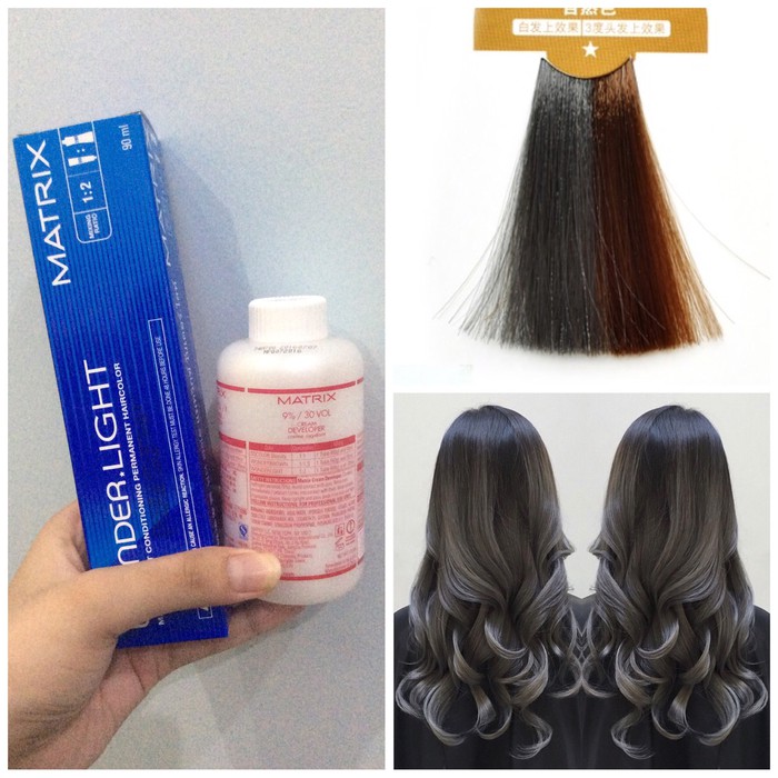 PALING LARIS - Matrix Wonder Light Neutral Grey Ash Abu-Abu Silver Cat Pewarna Rambut