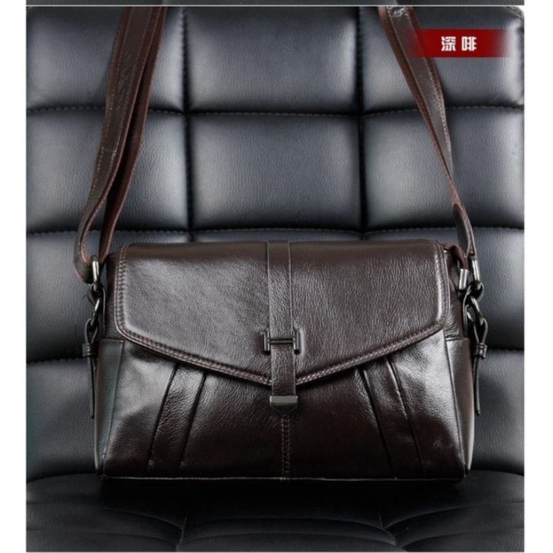 Tas selempang wanita Tas Import Kulit sapi Asli Dijamin