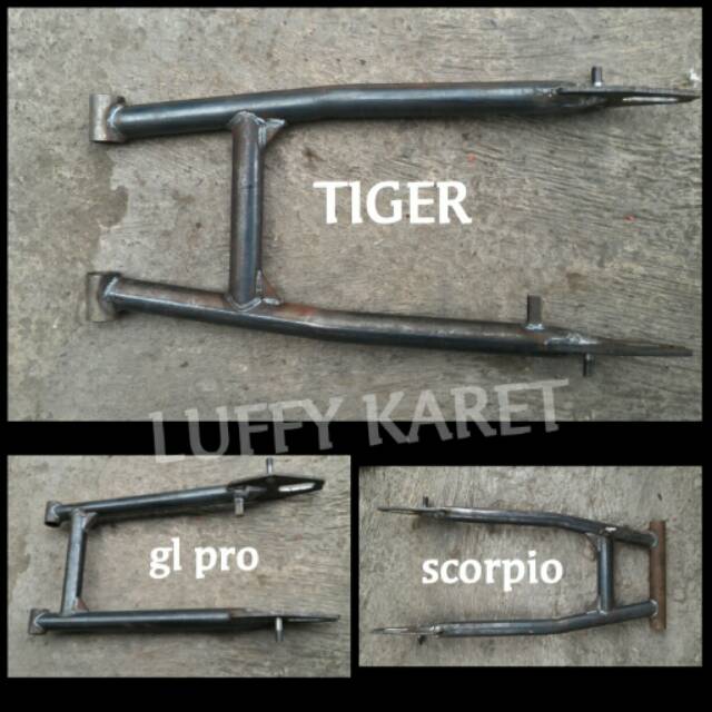 swing arm bulat custom motor scorpio tiger glpro cb megapro lama/new