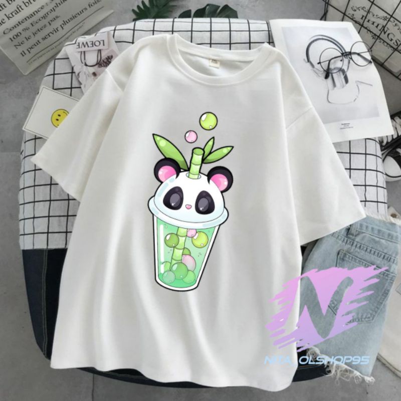 kaos anak animasi Boba panda