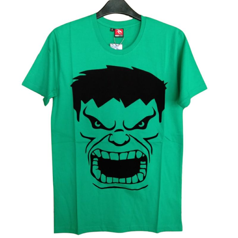 Baju Kaos Dewasa SUPERHERO HULK - Baju Kaos Pria Wanita Premium REEDSHARK - Kaos Distro Karakter Hob