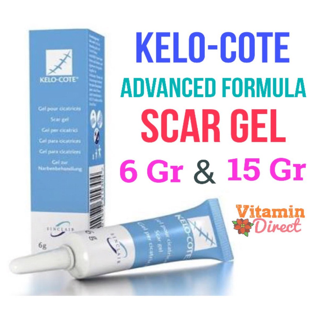 Kelocote Gel Mencegah & Mengobati Bekas Luka Menonjol & Keloid - Scar Gel 6 gr / 15 gr ( Kelo Cote )