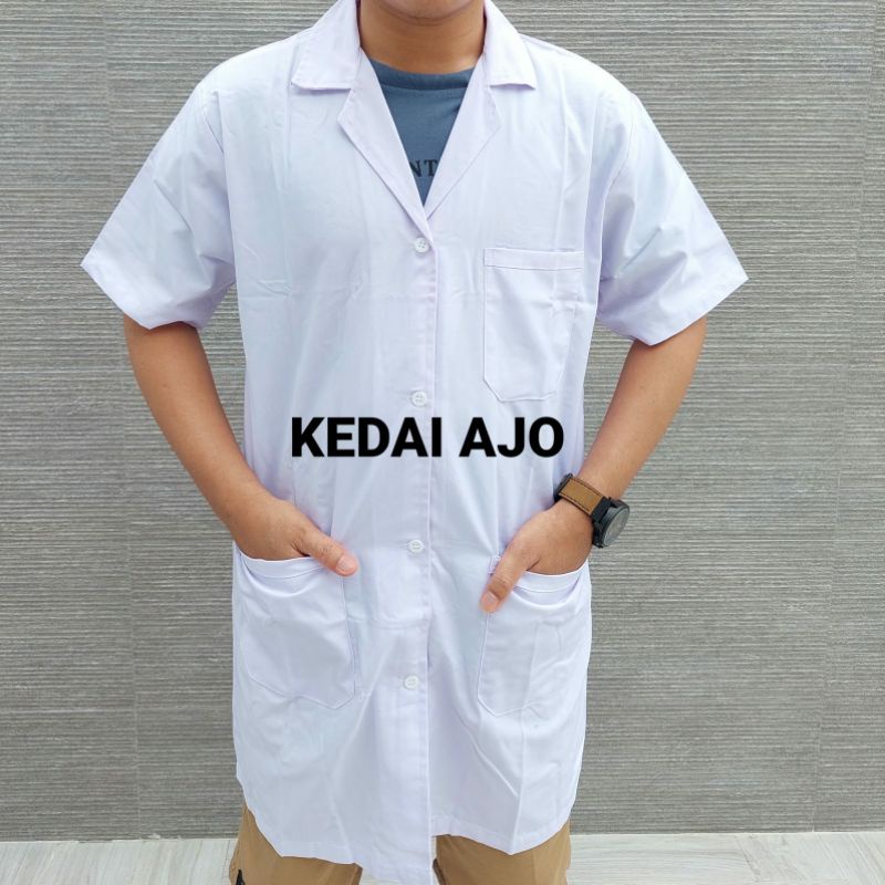 JAS LAB LENGAN PENDEK UKURAN S-XXL