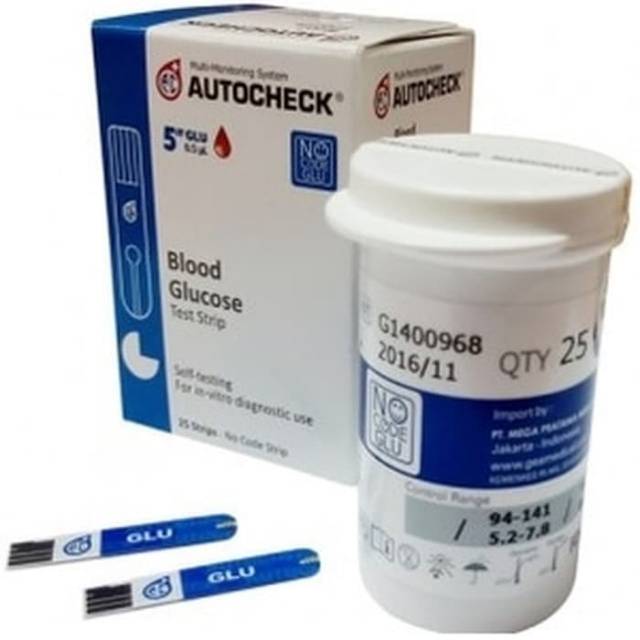 Strip autocheck glucose