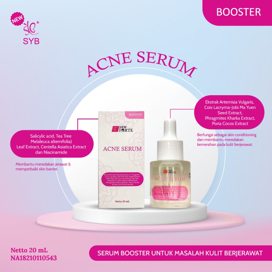 NEW - SYB FORTE ACNE SERUM BOOSTER BPOM