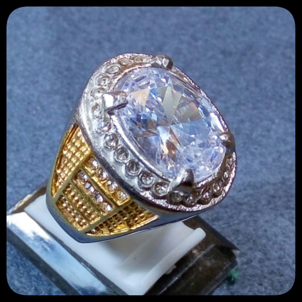 CINCIN PERMATA AMERICAN DIAMOND MEWAH &amp; ELEGAN BIG SIZE