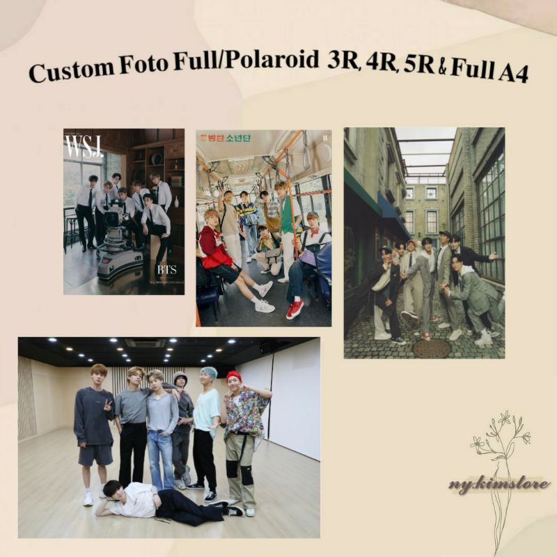 CETAK FOTO FULL/POLAROID 3R, 4R, 5R & FULL A4