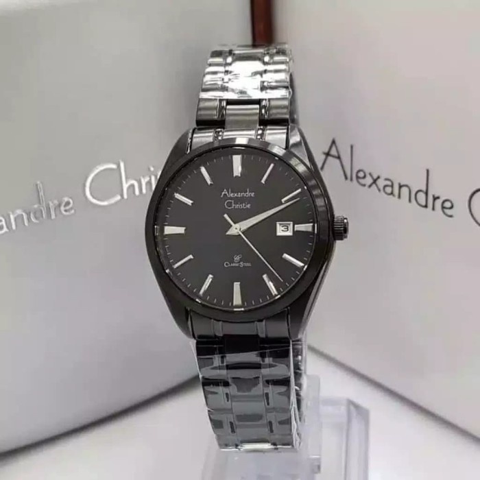 Jam tangan wanita Alexandre Christie AC 8515 AC8515 black Original