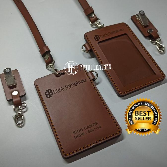 

[[COD]] GANTUNGAN ID CARD KULIT / NAME TAG HOLDER KULIT / ID CARD HOLDER KULIT FREE ONGKIR Kode 1387