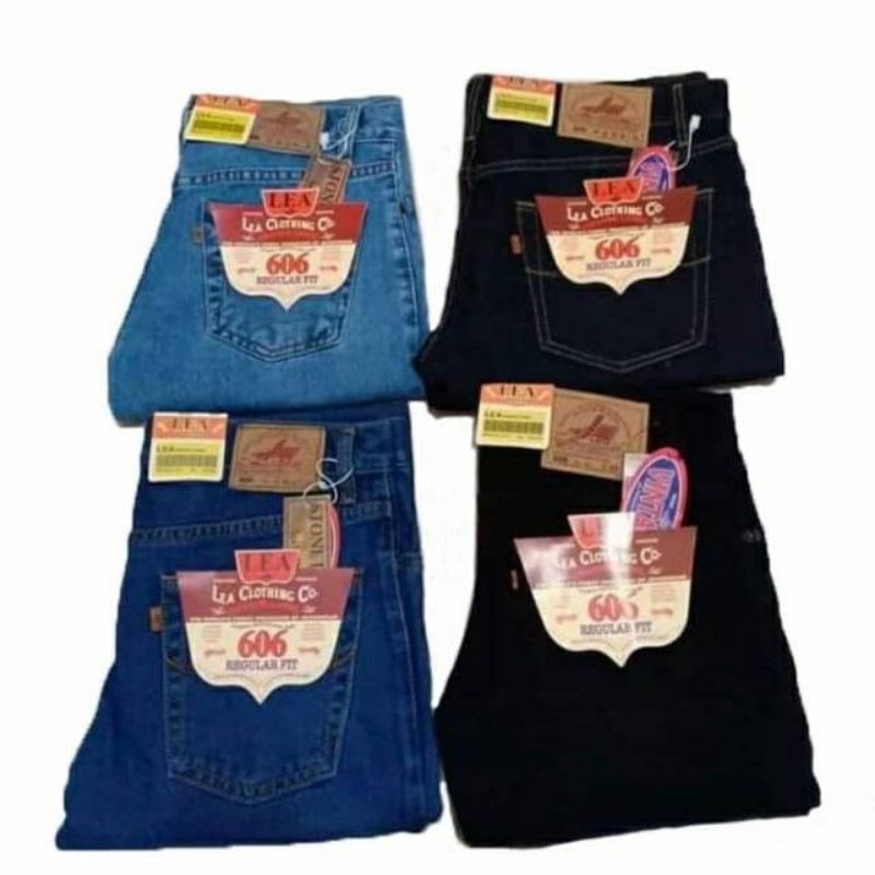 Jeans standar straight Lea/ jeans panjang/ jeans standar