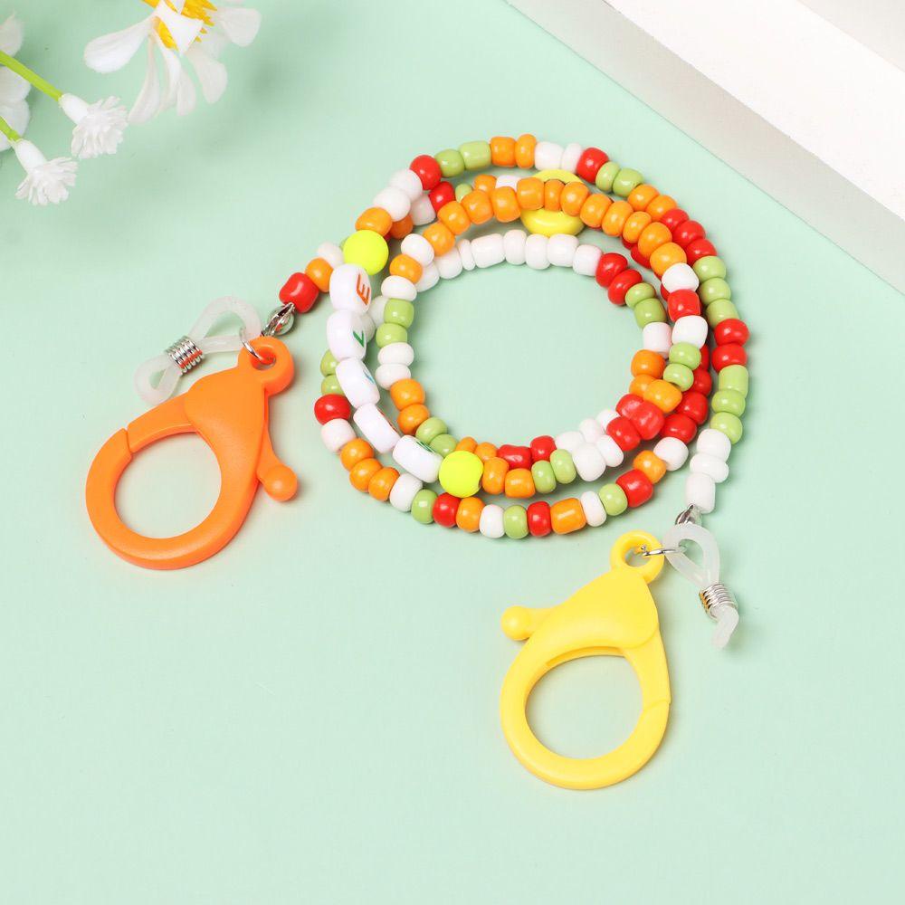 Lily Rantai Manik-Manik Akrilik Anak Anti Hilang Extender Letter Chain