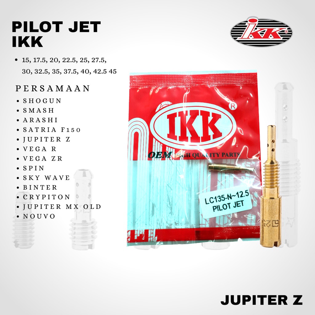 Pilot jet spuyer IKK jupiter z shogun smash MX old spin satria fu nouvo