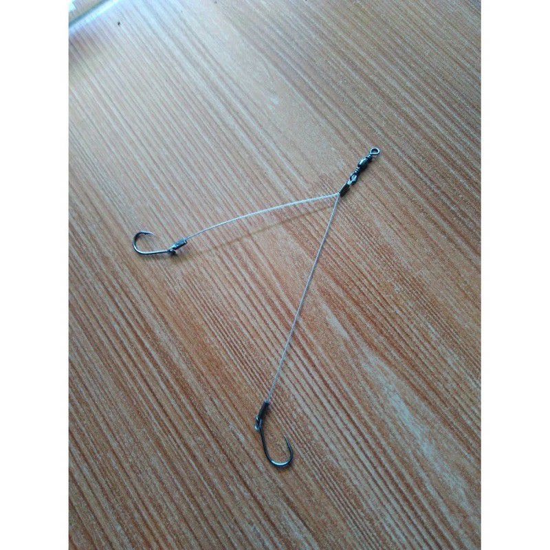 Rangkaian Pancing Cabang 2 Neklin per(pcs) Cabangan neklin Cabangan seling Pancing Bawal