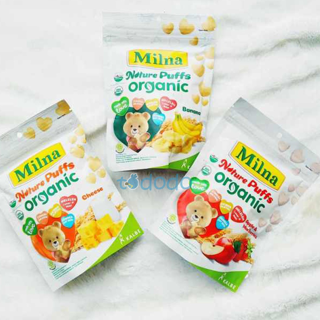 Milna Nature Puff 15gr - Snack Bayi