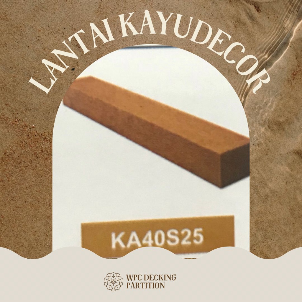 Wpc Decking type KA40S25 Untuk Partisi atau dinding