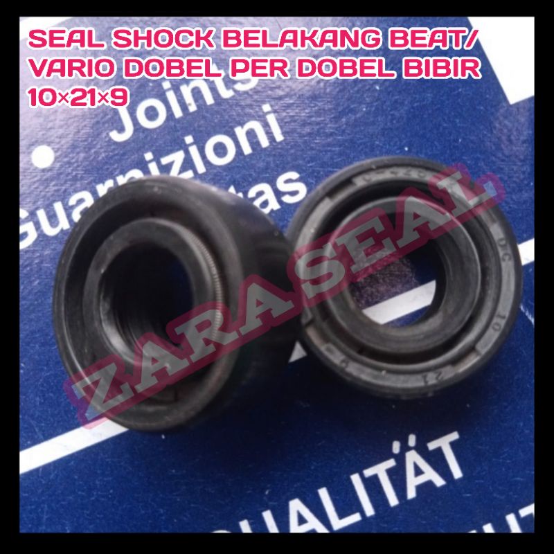 SEAL SHOCK BELAKANG BEAT/VARIO DOBEL PER DOBEL BIBIR (10×21×9)