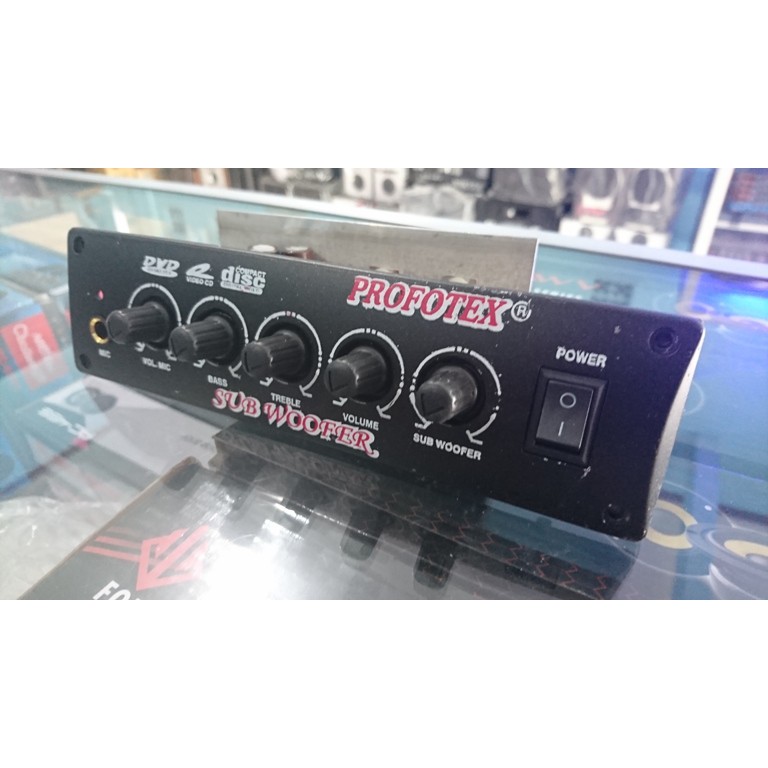 POWER KIT Amplifier MESIN SPEAKER AKTIF KARAOKE PROFOTEX 2