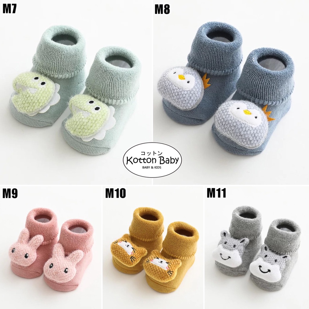 0-3 thn | KAOS KAKI BAYI ANAK IMPOR NEWBORN SOCKS LUCU KARAKTER KARTUN jczz catalog vol.M