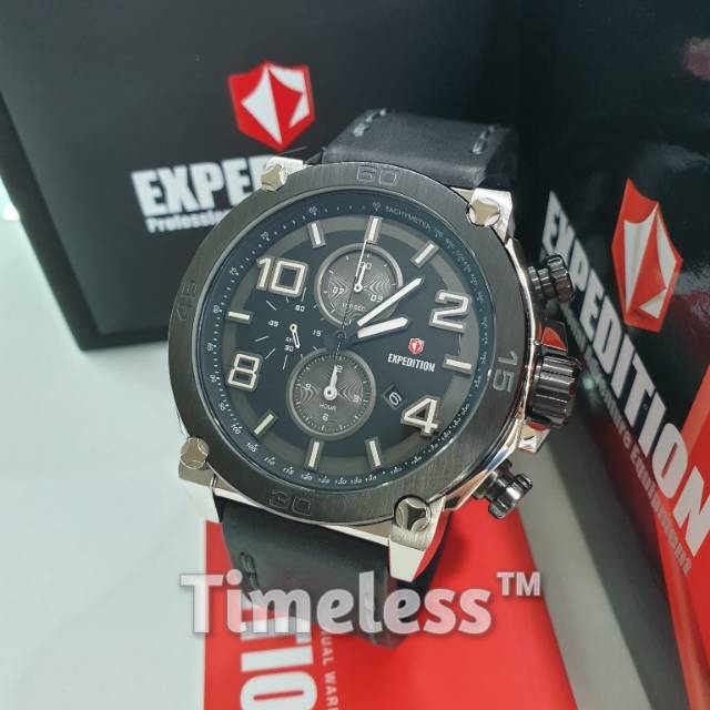 Jam tangan pria expedition E 6766 M Silver