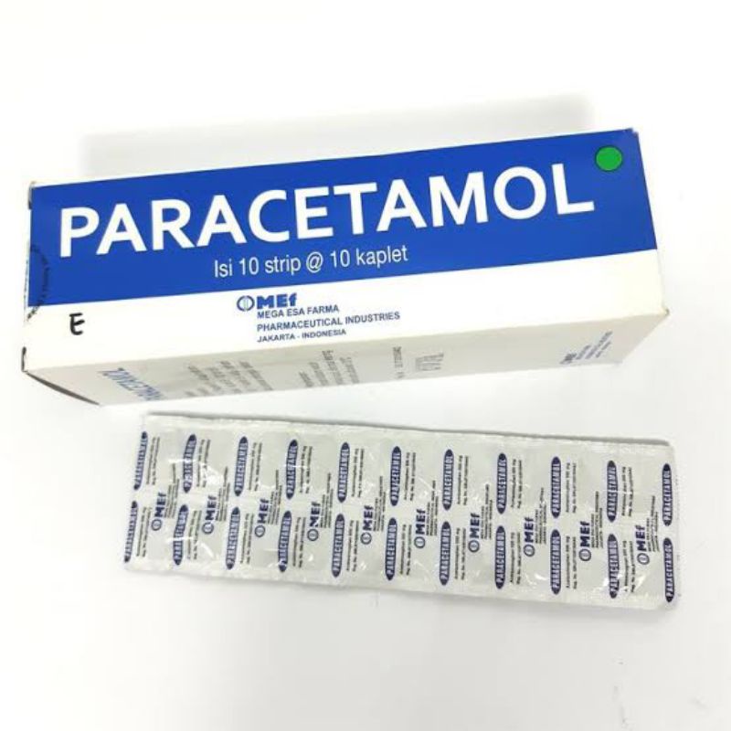 Paracetamol MEF Pct Mef Paracetamol Biru Kaplet 500 mg