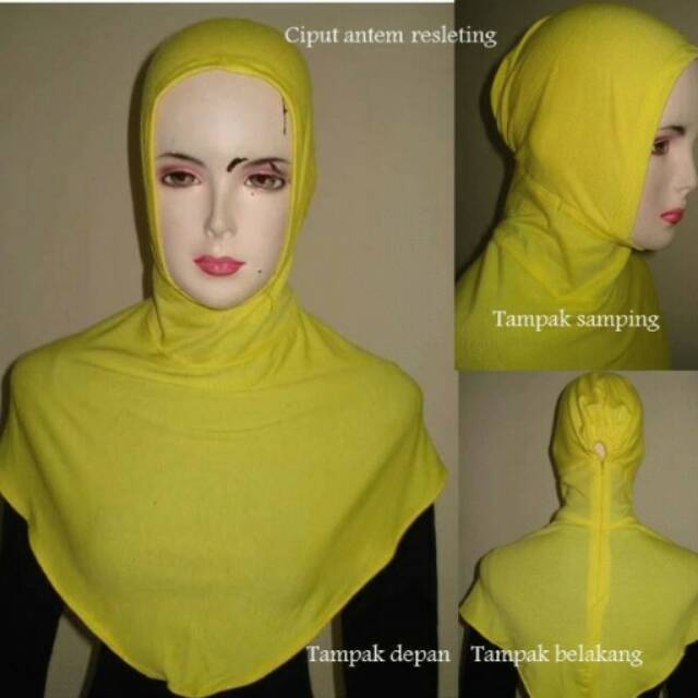 Ciput ninja antem resleting non pet