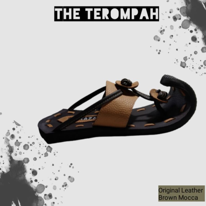 SANDAL PRIA KULIT ASLI | SANDAL ALADIN | MODEL TEROMPAH NABI VERSI MANCUNG