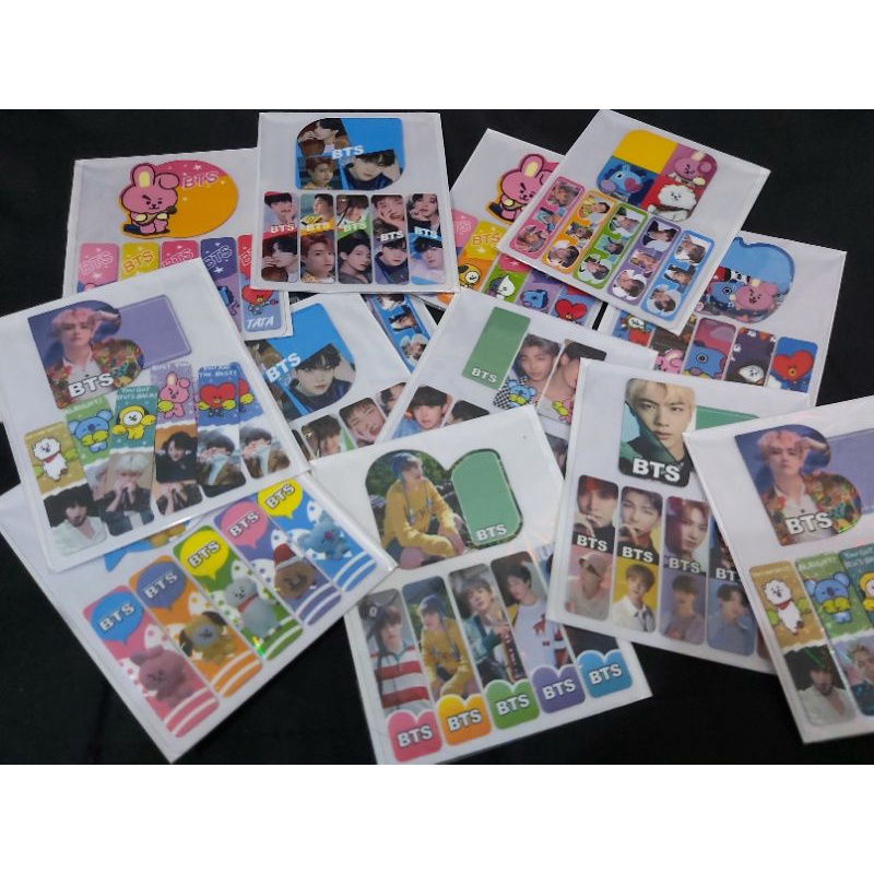 

sticky note/pembatas buku BTS BT21