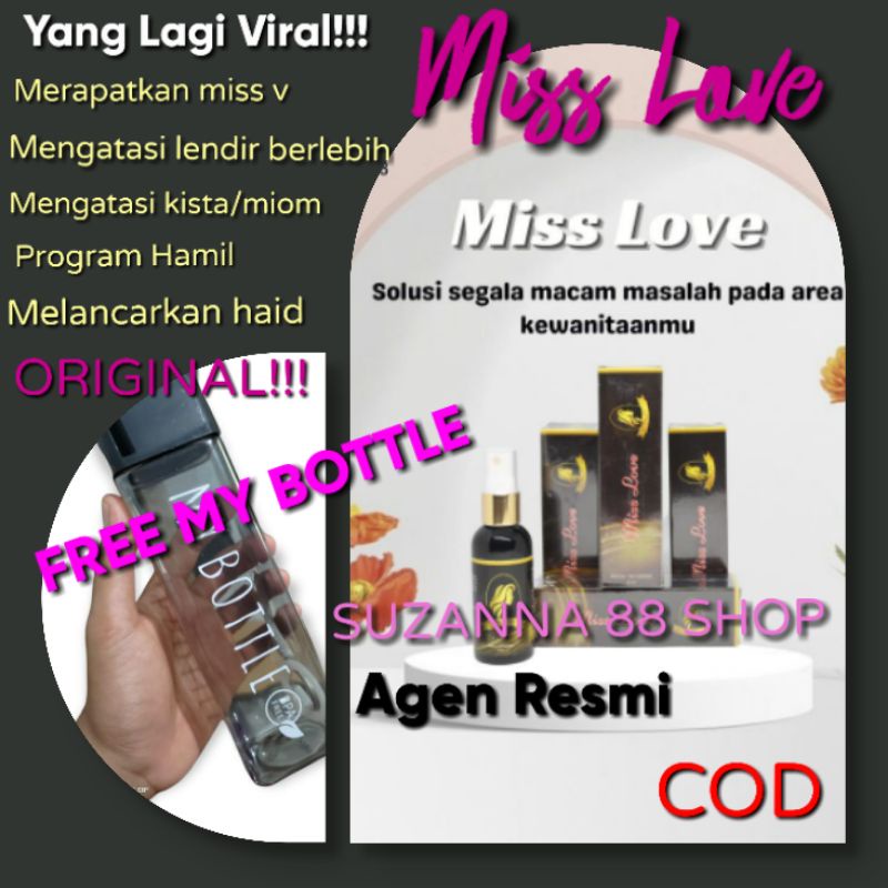 Miss Love spray original pembersih kewanitaan Bpom