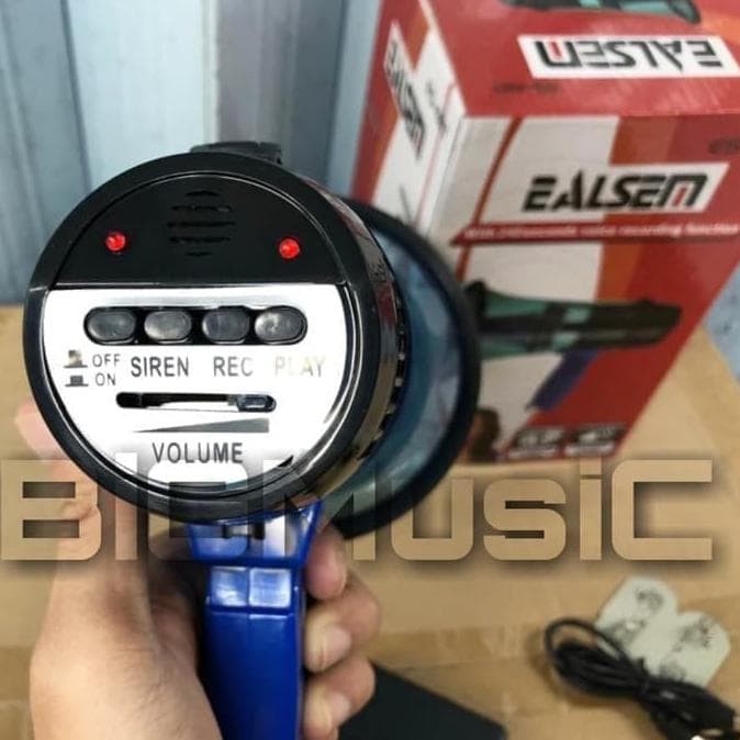 EALSEM ES-48T Megaphone Seperti Pengeras Suara - MODEL TRANSPARAN