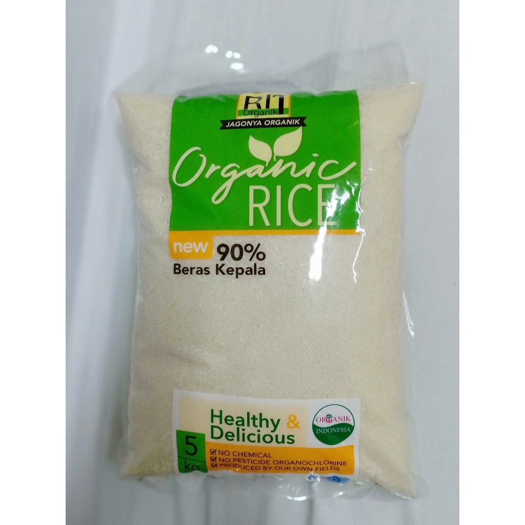 RI1 Beras Organik  Premium 5 kg Shopee Indonesia