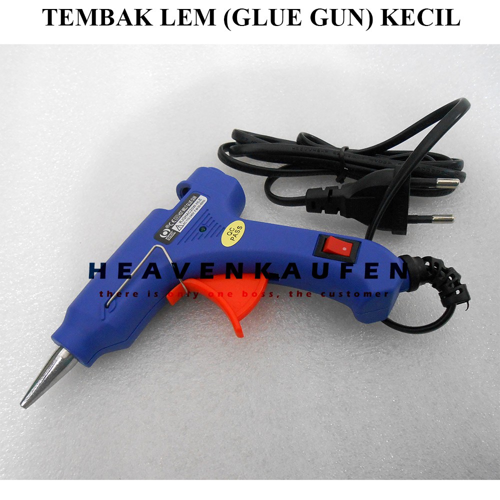 Lem Tembak / Glue Gun Kecil Merk DGHL Untuk Lem Stick Diameter 7 s/d 7,5 mm