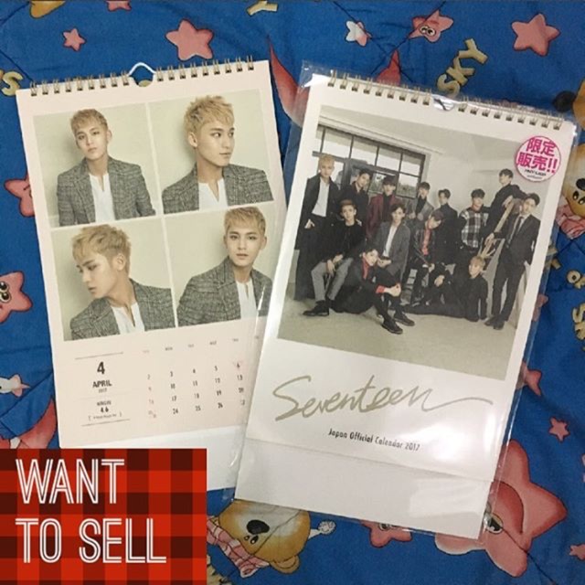 PRELOVED Seventeen Japan 2017 Calendar
