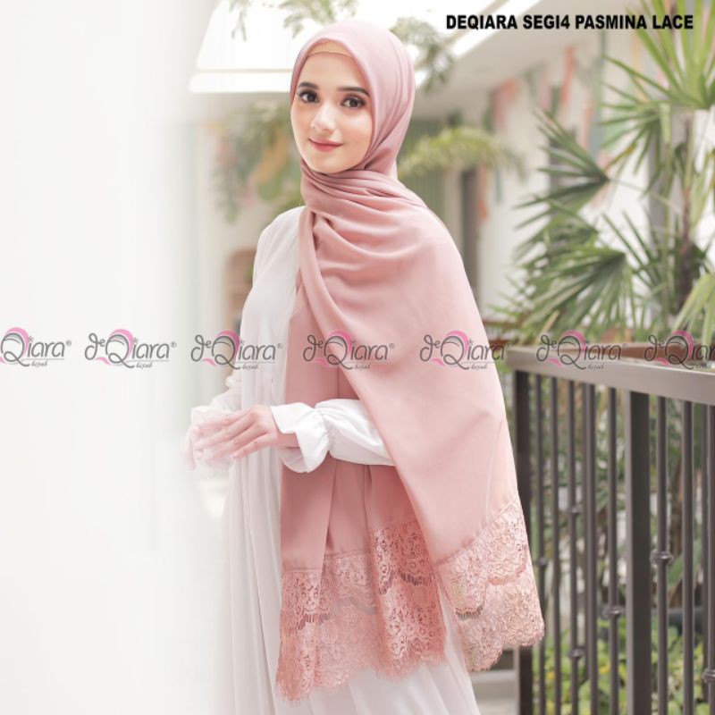 Pashmina Segi 4 Lace Ori Deqiara Hijab