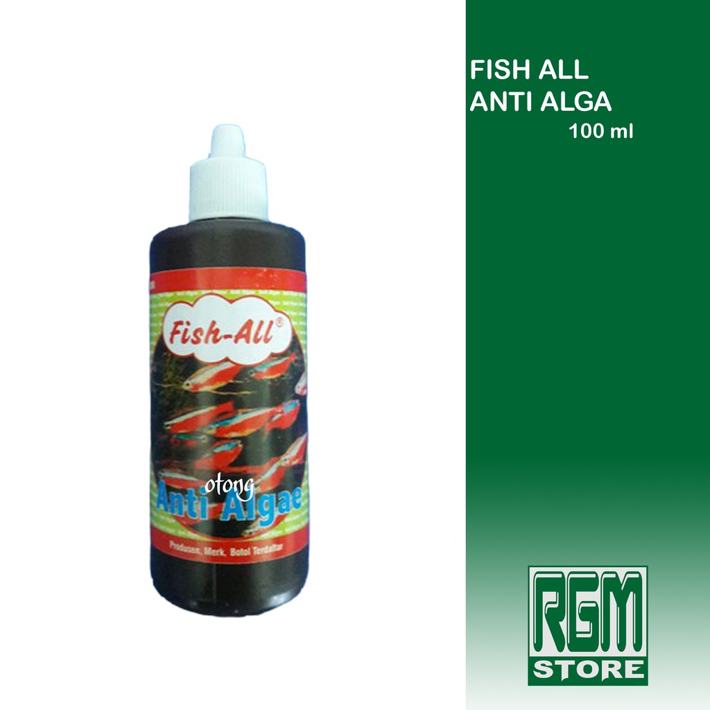 FISH ALL ANTI ALGA Pembasmi Lumut aquascape aquarium 100ml