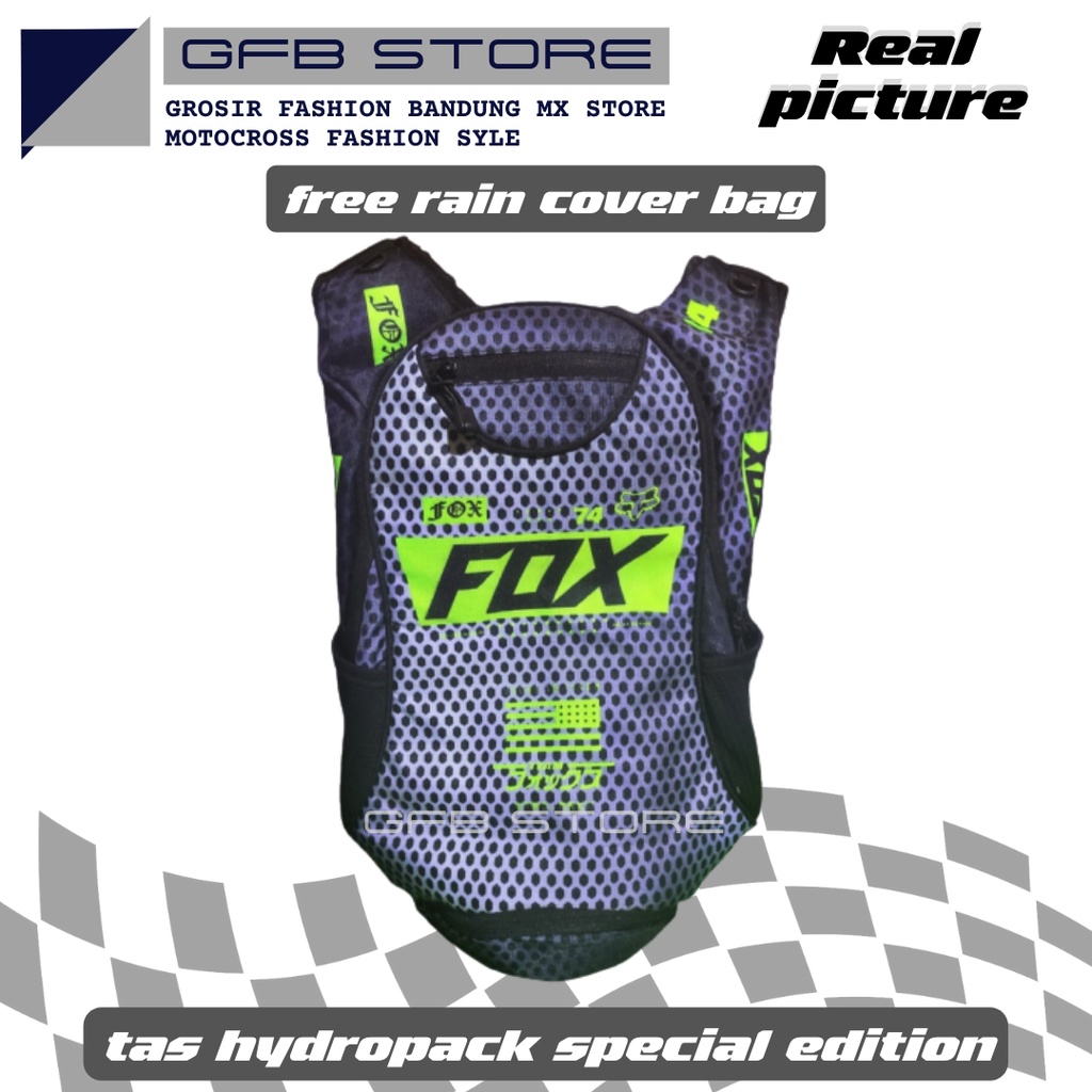 Tas Ransel Hydrobag Sepeda Downhill MTB |  Motocross Backpack | Tas punggung Hydropack Cross Trail