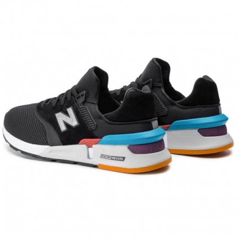 Sepatu New Balance 997s Black White blue