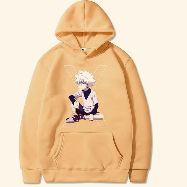 X killua Jumper Hoodie II X killua Sweater Hoodie II Sweter Oblong Topi Sz M - XL ( Pria &amp; Wanita / Anak &amp; Dewasa )