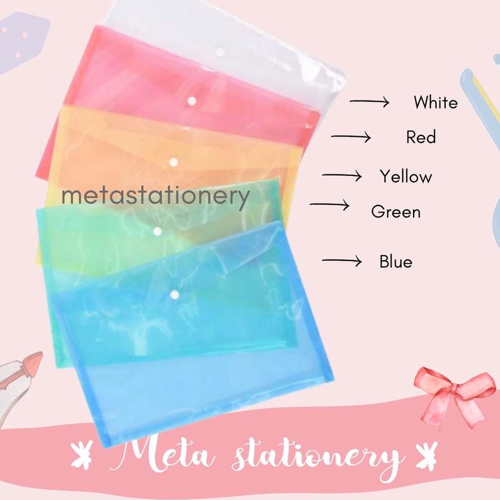 

Map Kancing Transparan R&R Pilih 1 warna