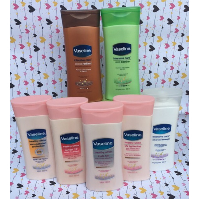 Vaseline Body Lotion 190ml &amp; 200ml