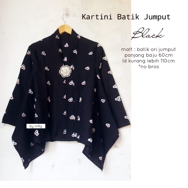 Kartini Batik Jumput Ori Mrg Atasan Batik Jumputan Fashion Wanita Batik Modern Seragam Batik Solo