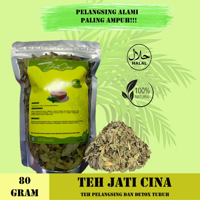 

TEH JATI CINA 80 GRAM HERBAL ALAMI UNTUK MELANGSINGKAN DAN MEMBENTUK BDN IDEAL UNTUK PRIA DAN WANITA