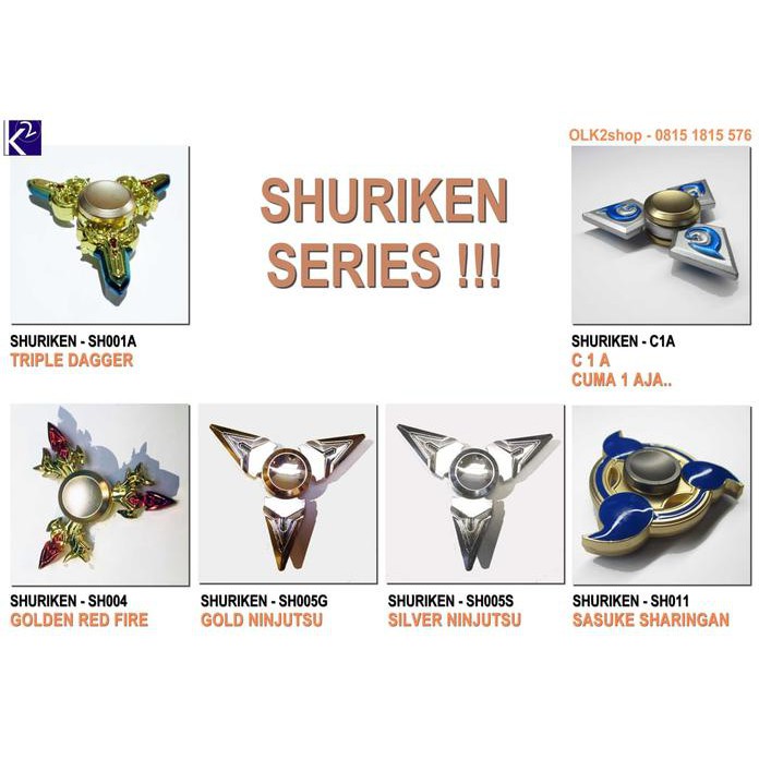 Cuci Gudang Promo Spinner Dragon Naga Wolf Shuriken Ninja Warrior Spiner Metal